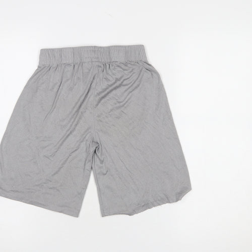 Puma Boys Grey 10-12 Years Athletic Jersey Sports Shorts