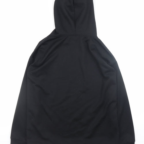River Island Women’s Black Beaded Hoodie Small Pullover Sweatshirt