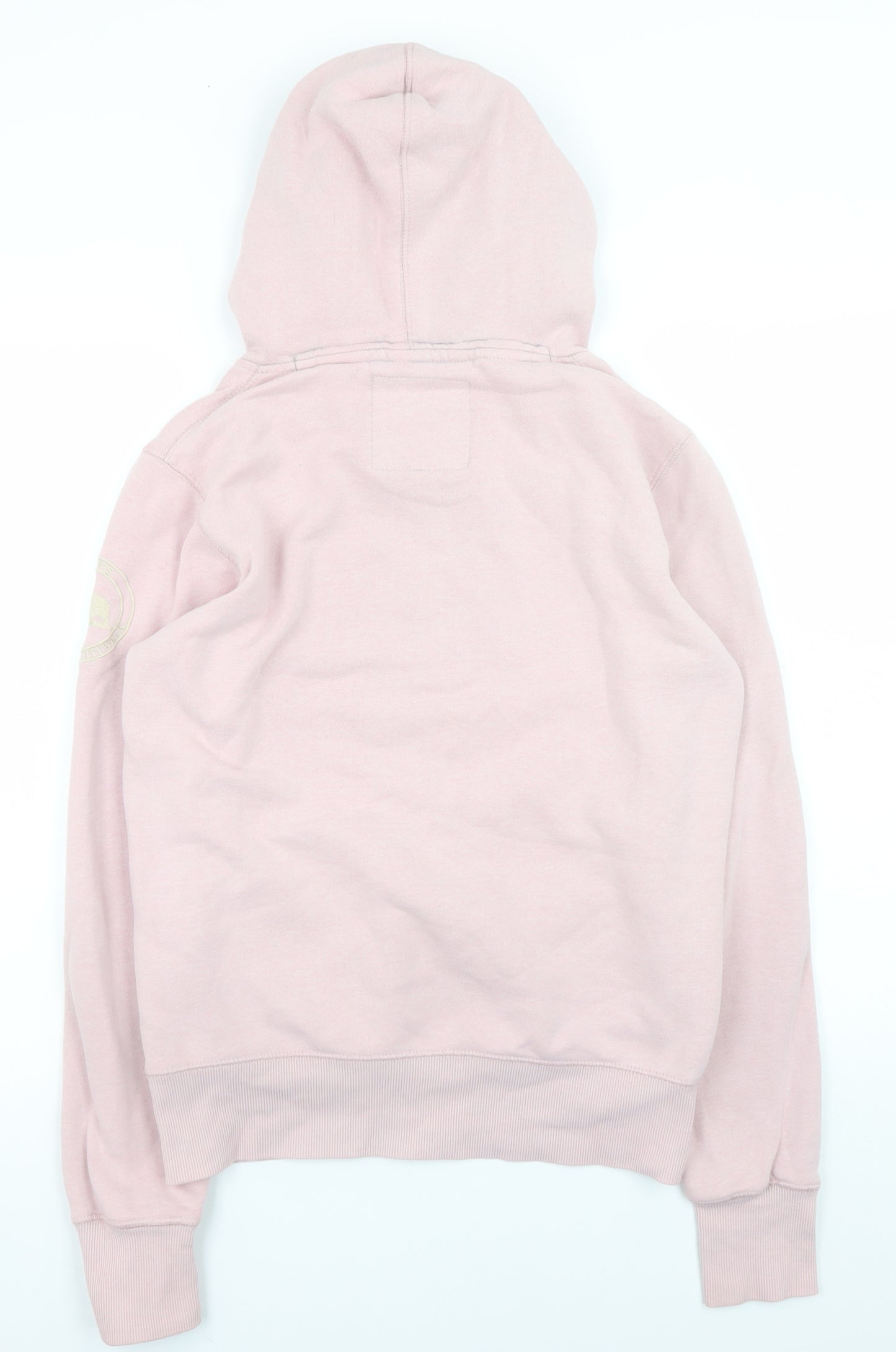 California Citywear Women's Pink Pullover Hoodie Size S with Logo Design