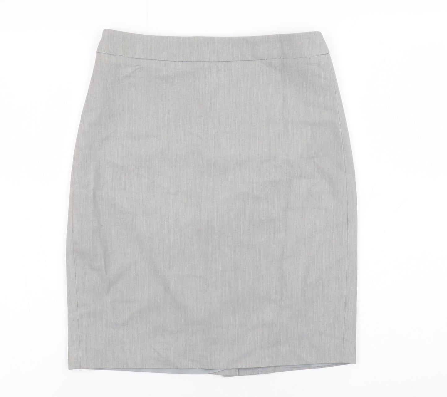 French Connection Women’s Grey Pencil Skirt Size 6 Lined Workwear