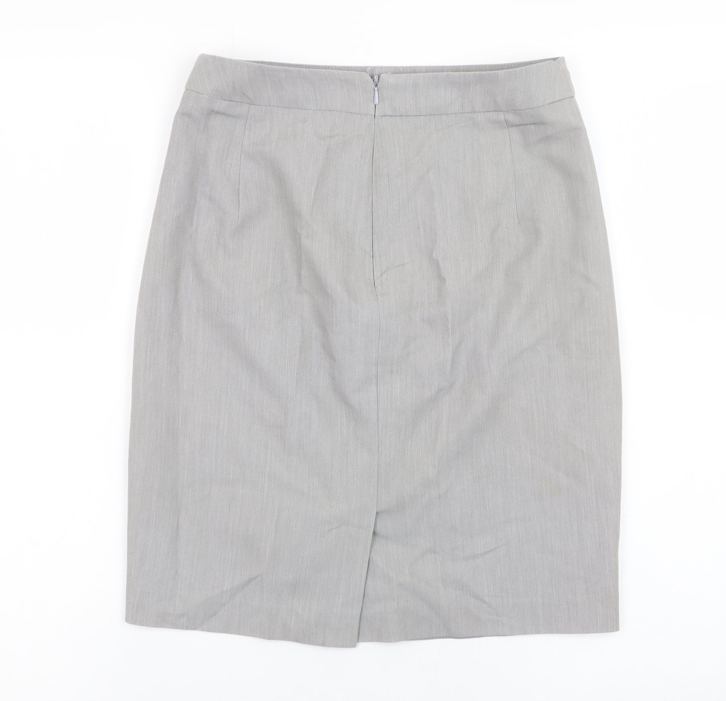 French Connection Women’s Grey Pencil Skirt Size 6 Lined Workwear