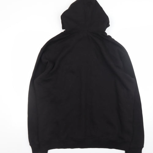 boohooMAN Men’s Black Training Dept Pullover Hoodie Size M