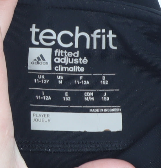 Adidas Teens Multicoloured Techfit Climalite Ankle Leggings Size 11-12Y