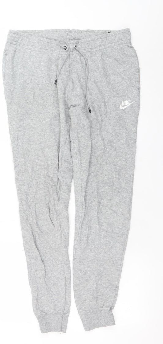 Nike Men's Grey Joggers Medium Regular Fit Sportswear
