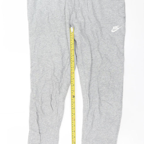 Nike Men's Grey Joggers Medium Regular Fit Sportswear