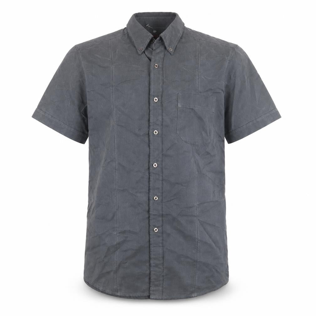 Burton Menswear Grey Short Sleeve Button-Up Shirt Size S