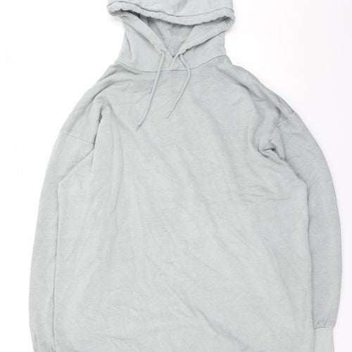 Weekday Women Grey M Hoodie T-Shirt Dress Casual Wear
