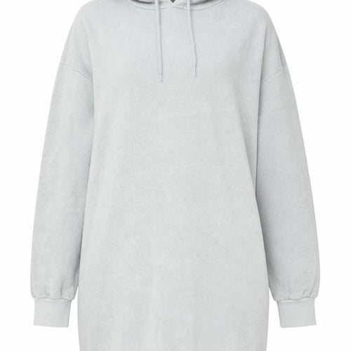 Weekday Women Grey M Hoodie T-Shirt Dress Casual Wear