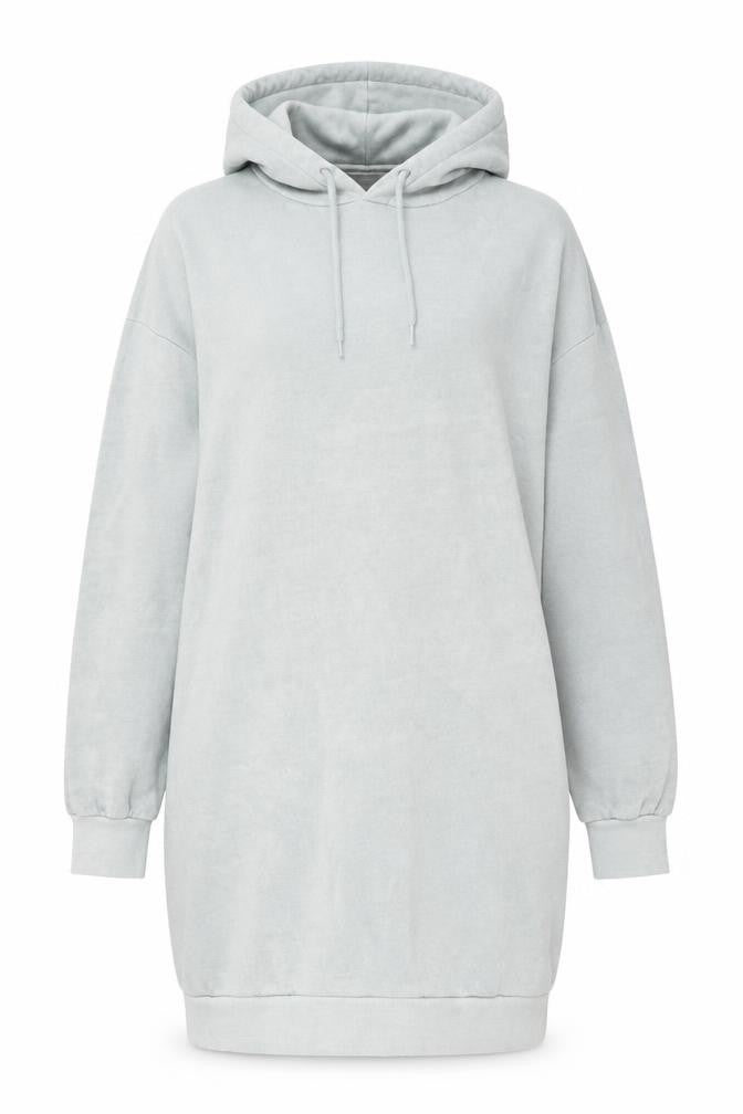 Weekday Women Grey M Hoodie T-Shirt Dress Casual Wear