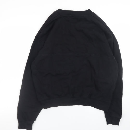 ASOS Men's Black V-Neck Pullover Sweatshirt Size M