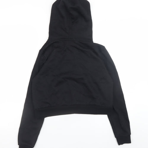 Slazenger Women’s Black Full Zip Cropped Hoodie UK 8 S