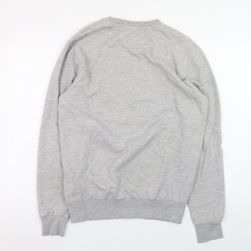Primark Men's Grey NASA Logo Crew Neck Sweatshirt Size S