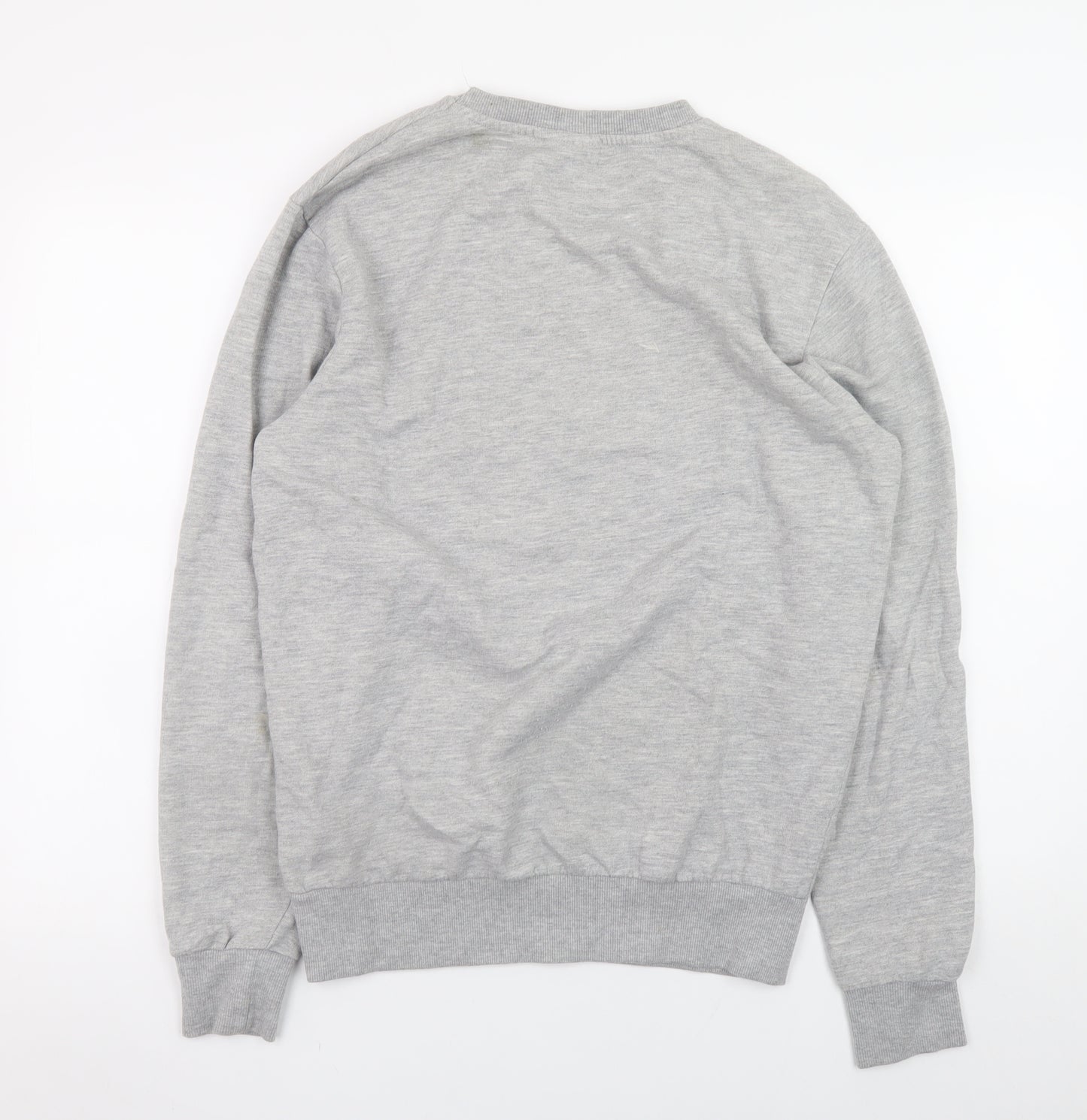 Primark Men's Grey NASA Logo Crew Neck Sweatshirt Size S