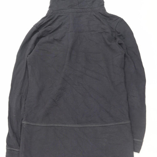 BAM Women’s Black Bamboo Long Sleeve Hooded Jumper Dress Size 8