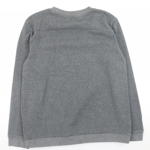 NOME Men's Grey L Pullover Sweatshirt Crew Neck Long Sleeve