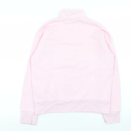 Barbie Girls Pink 11-12 Years Half Zip Fleece Sweatshirt