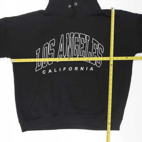 North West Men's Black 2XL Pullover Hoodie Los Angeles Graphic
