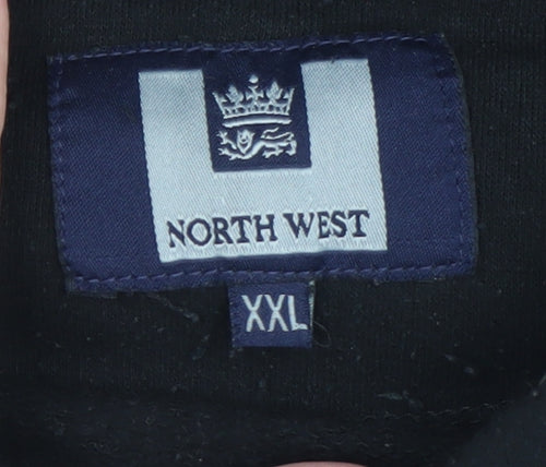 North West Men's Black 2XL Pullover Hoodie Los Angeles Graphic