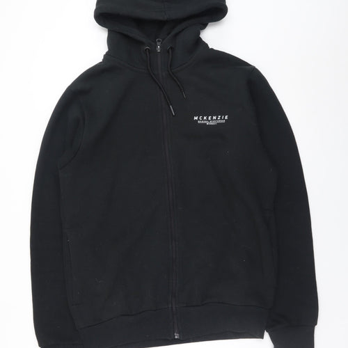 McKenzie Men's Black Full Zip Hoodie Size M