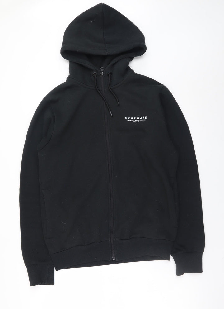 McKenzie Men's Black Full Zip Hoodie Size M