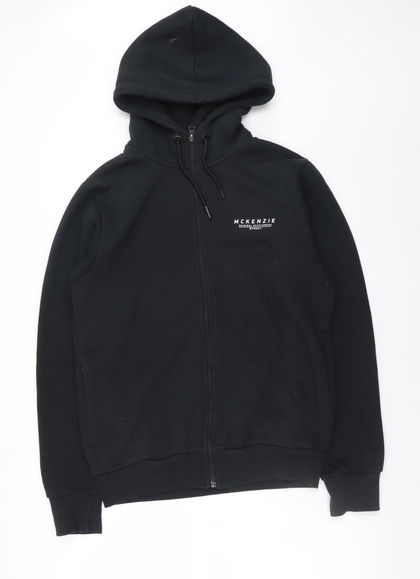 McKenzie Men's Black Full Zip Hoodie Size M