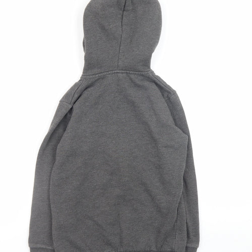 LFC Boys Grey Full Zip Hoodie 9-10 Years Cotton Blend Hooded Sweatshirt