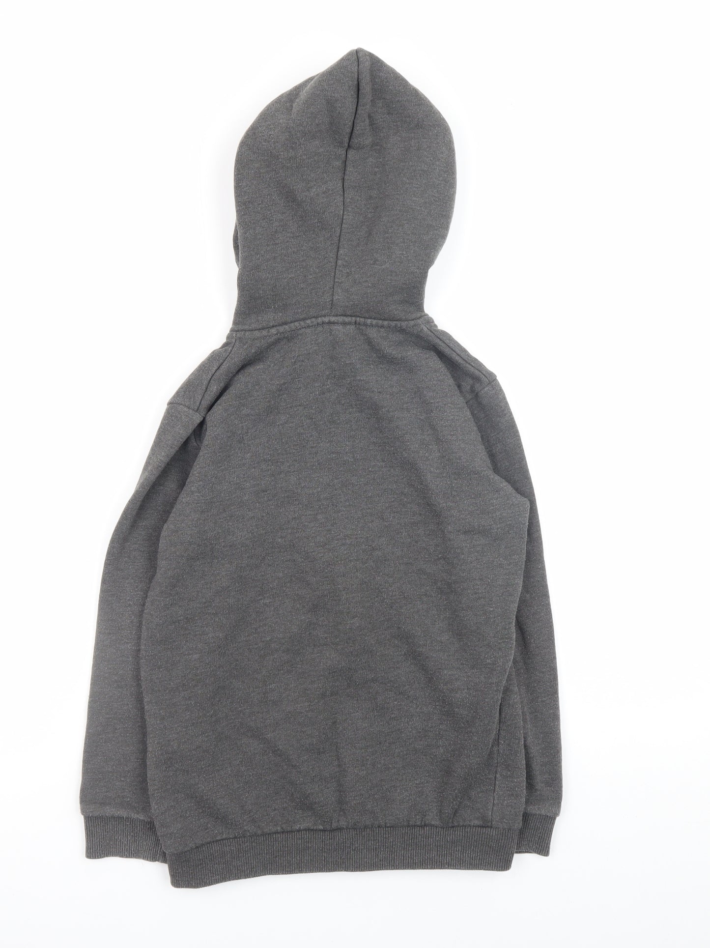 LFC Boys Grey Full Zip Hoodie 9-10 Years Cotton Blend Hooded Sweatshirt