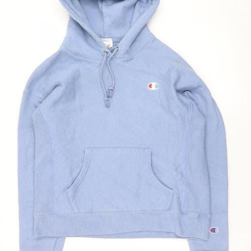 Champion Men's Blue Reverse Weave Pullover Hoodie Size S
