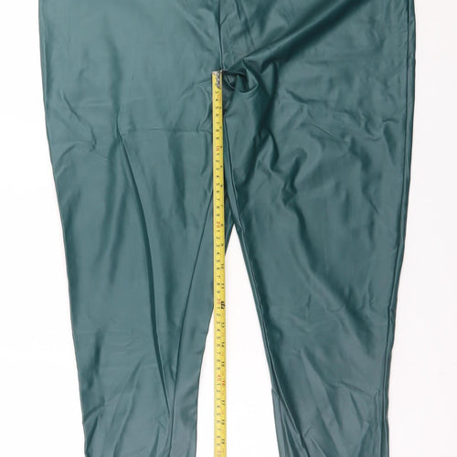 Primark Women's Green XL Stretch Slim Fit Leggings