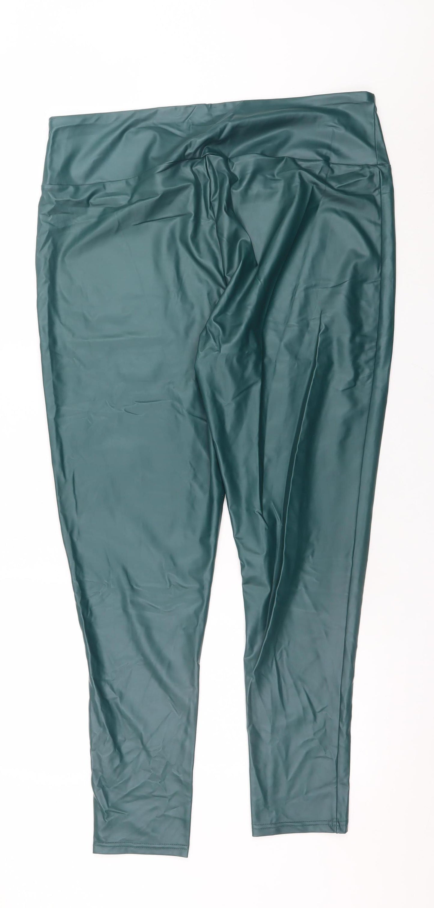 Primark Women's Green XL Stretch Slim Fit Leggings
