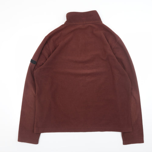 Regatta Mens Brown 1/2 Zip Fleece Sweatshirt XL Outdoor Pullover