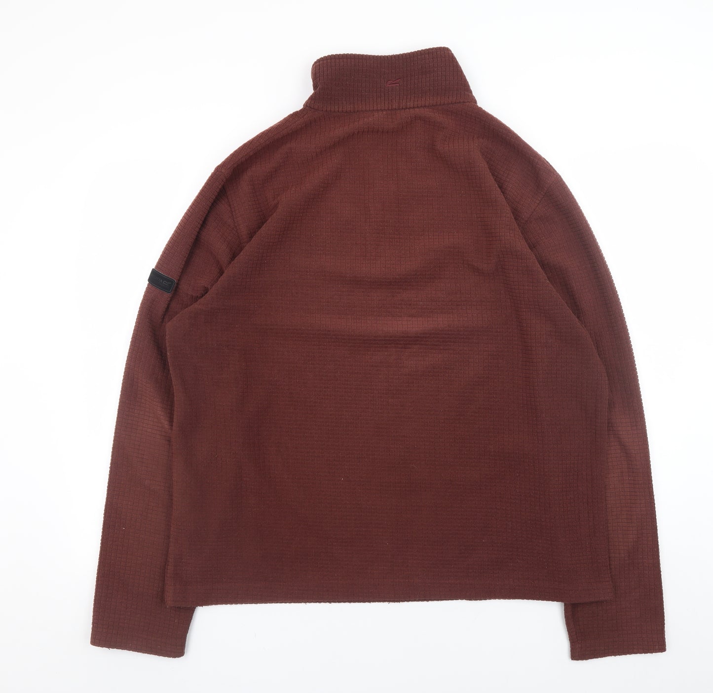 Regatta Mens Brown 1/2 Zip Fleece Sweatshirt XL Outdoor Pullover