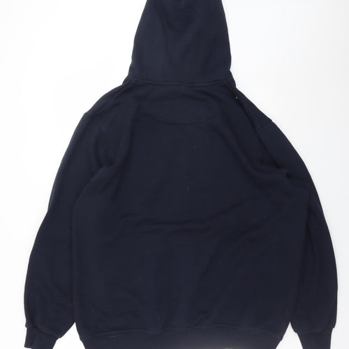 Kukri Mens Blue Lancashire County Cricket Club Pullover Hoodie Large