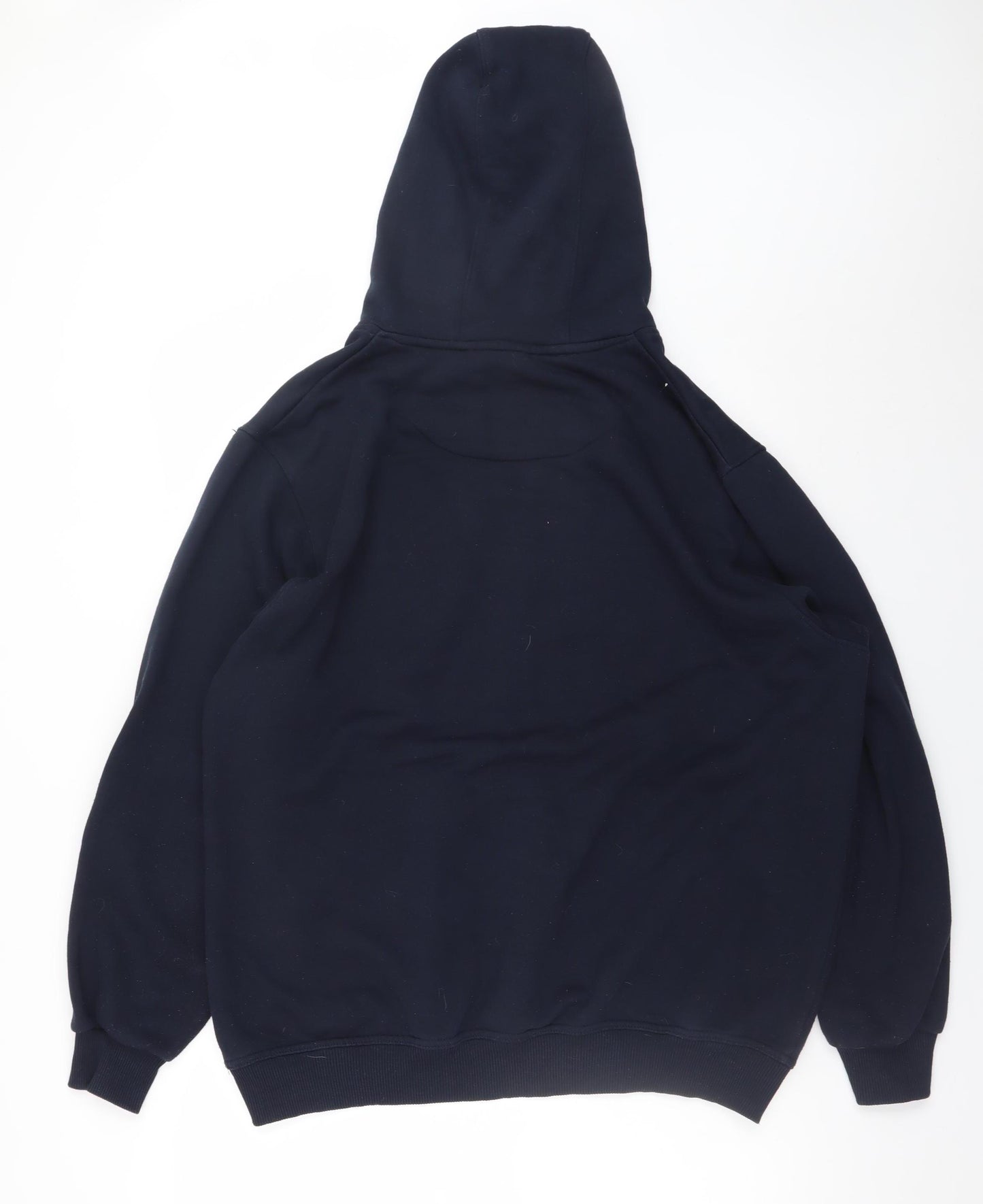 Kukri Mens Blue Lancashire County Cricket Club Pullover Hoodie Large