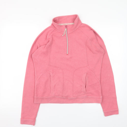 Regatta Women’s Pink 1/4 Zip Fleece Sweatshirt Size 10 S