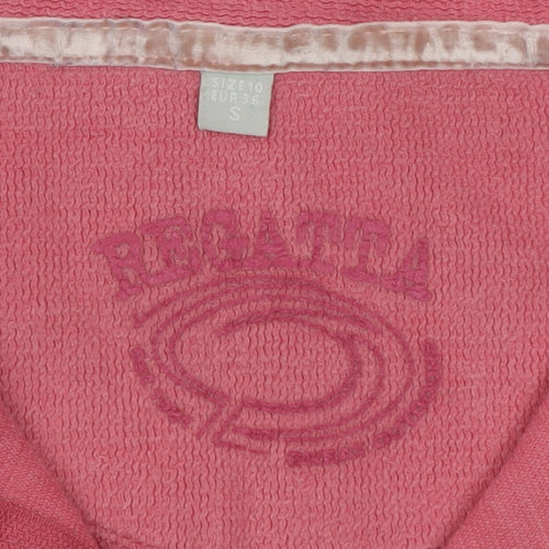 Regatta Women’s Pink 1/4 Zip Fleece Sweatshirt Size 10 S