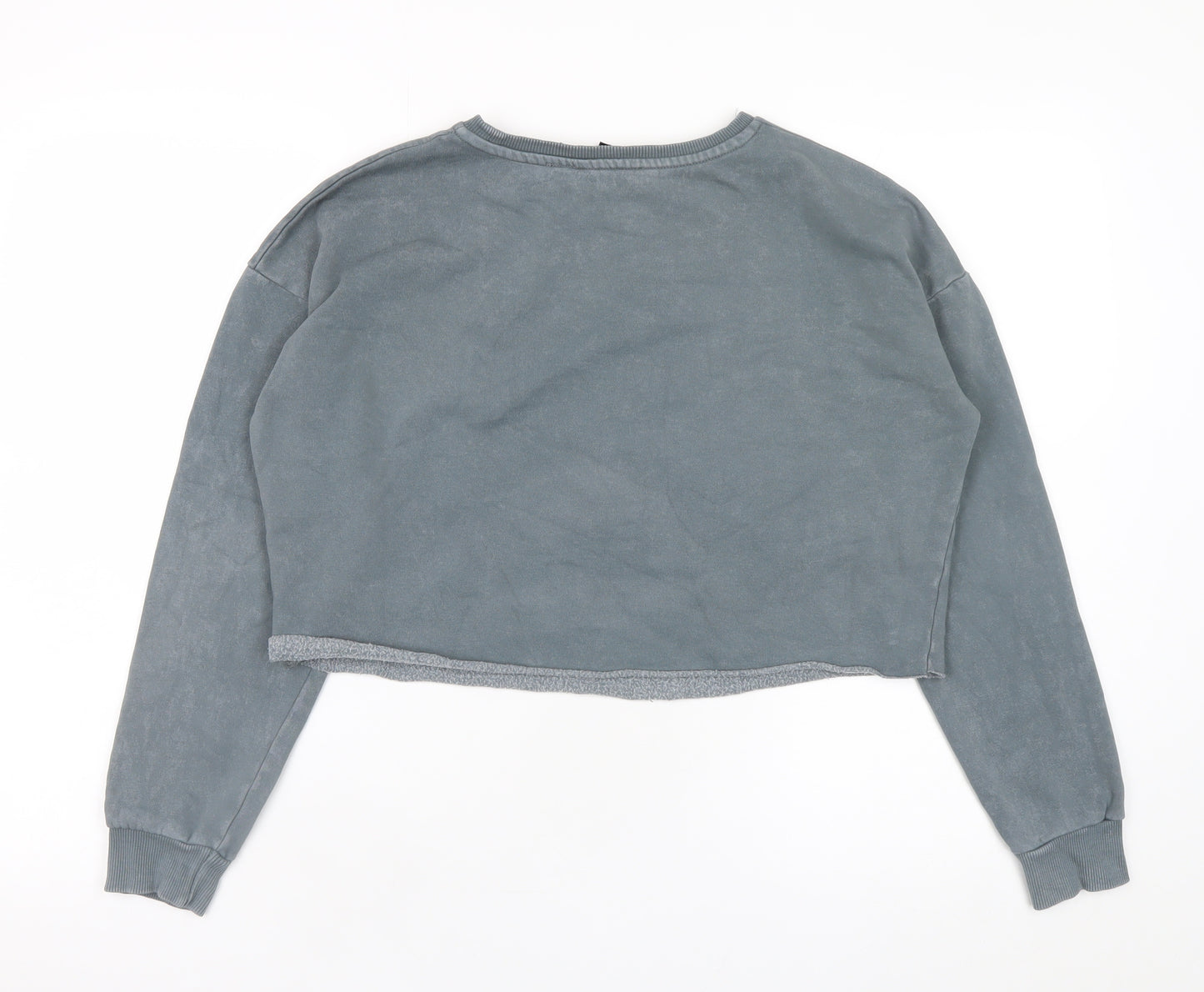 Harry Potter Girls Grey Pullover Sweatshirt 12-13 Years Hogwarts Graphic Print