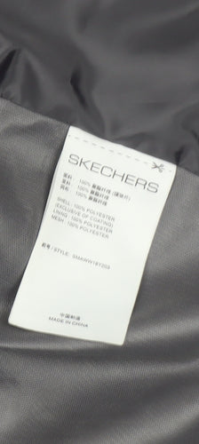 Skechers Men's Black XL Performance Mid-Length Softshell Coat