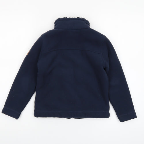 Regatta Boys Blue Fleece Jacket 5-6 Years Full Zip Insulated Outdoor Coat