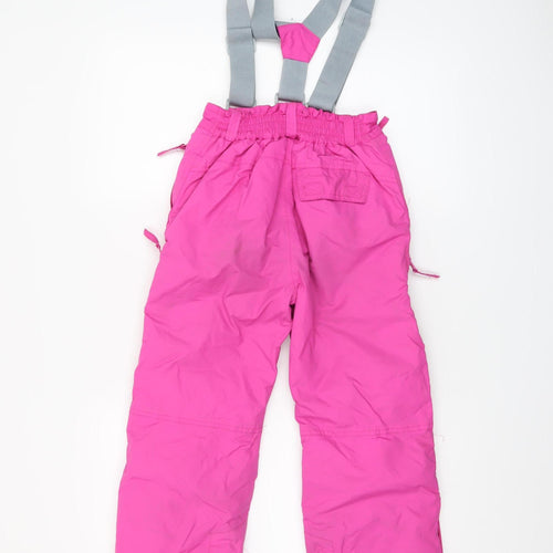 Trespass Girls Pink Waterproof Snow Pants 5-6 Years Winter TP50
