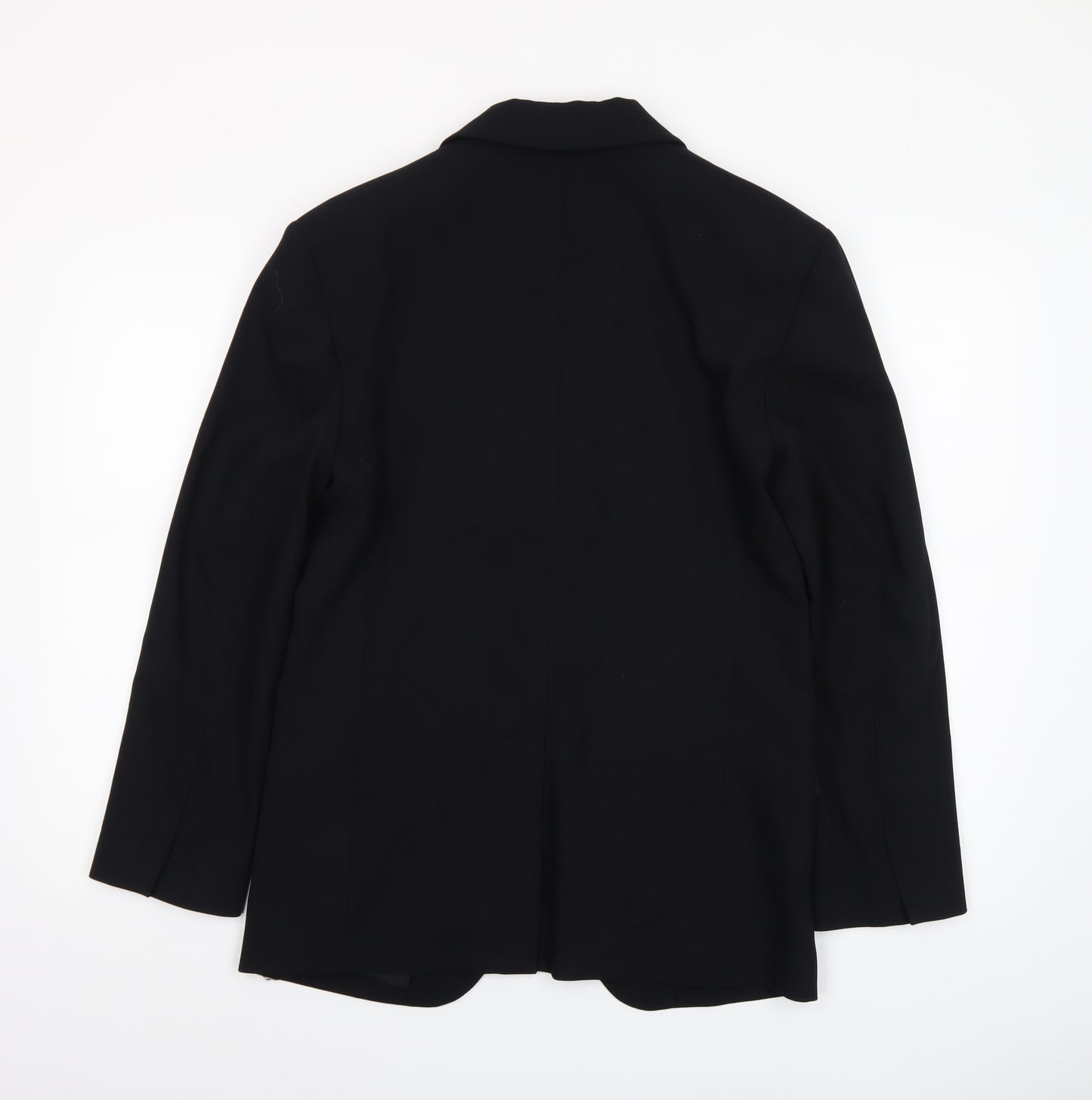 Marks and Spencer Women Black Size 8 Single-Breasted Blazer Jacket