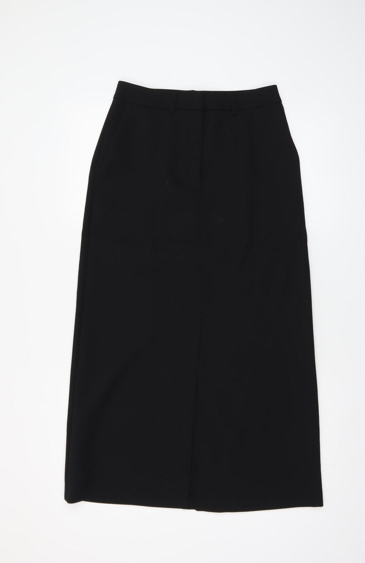 Marks and Spencer Women's Black Size 8 Midi Pencil Skirt