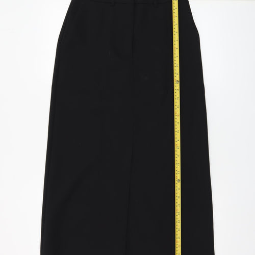Marks and Spencer Women's Black Size 8 Midi Pencil Skirt