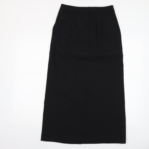 Marks and Spencer Women's Black Size 8 Midi Pencil Skirt