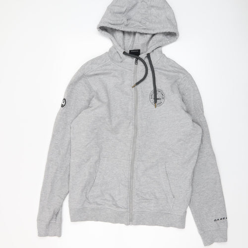 Dare 2b Men's Grey Full Zip Hoodie Size M Regular Fit Sports Style