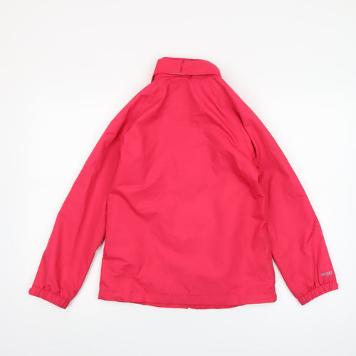 Regatta Girls Pink Waterproof Hooded Rain Coat Jacket 9-10 Years