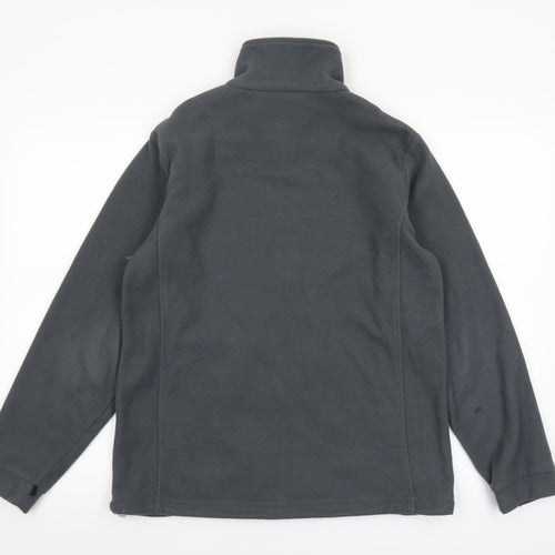 Regatta Womens Grey Fleece Full Zip Outdoor Jacket Size 12 M