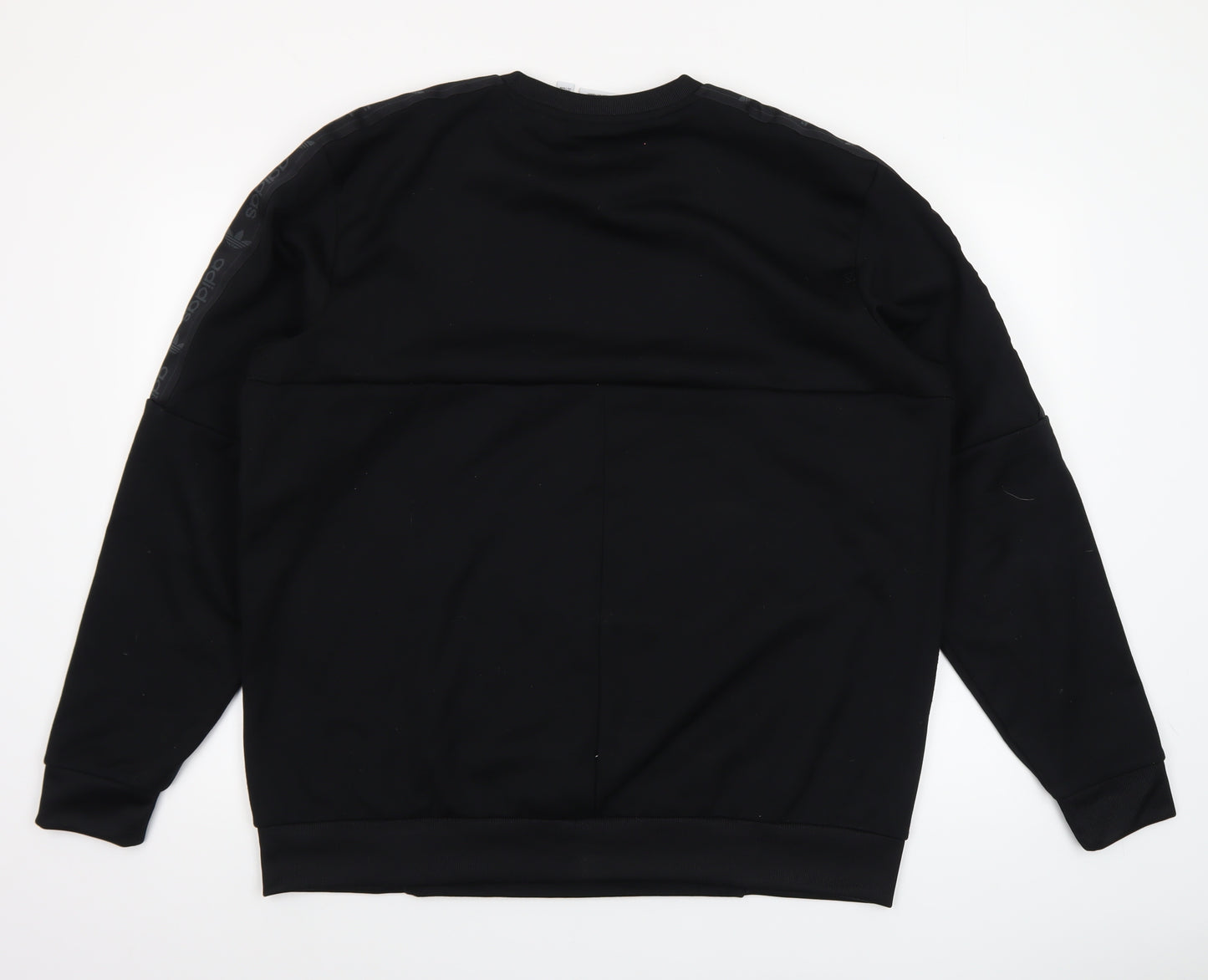 Adidas Mens Black XL Crew Neck Pullover Sweatshirt
