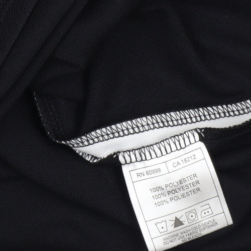 Antigua Men's Black XL Golf Polo Shirt Lightweight Moisture Wicking