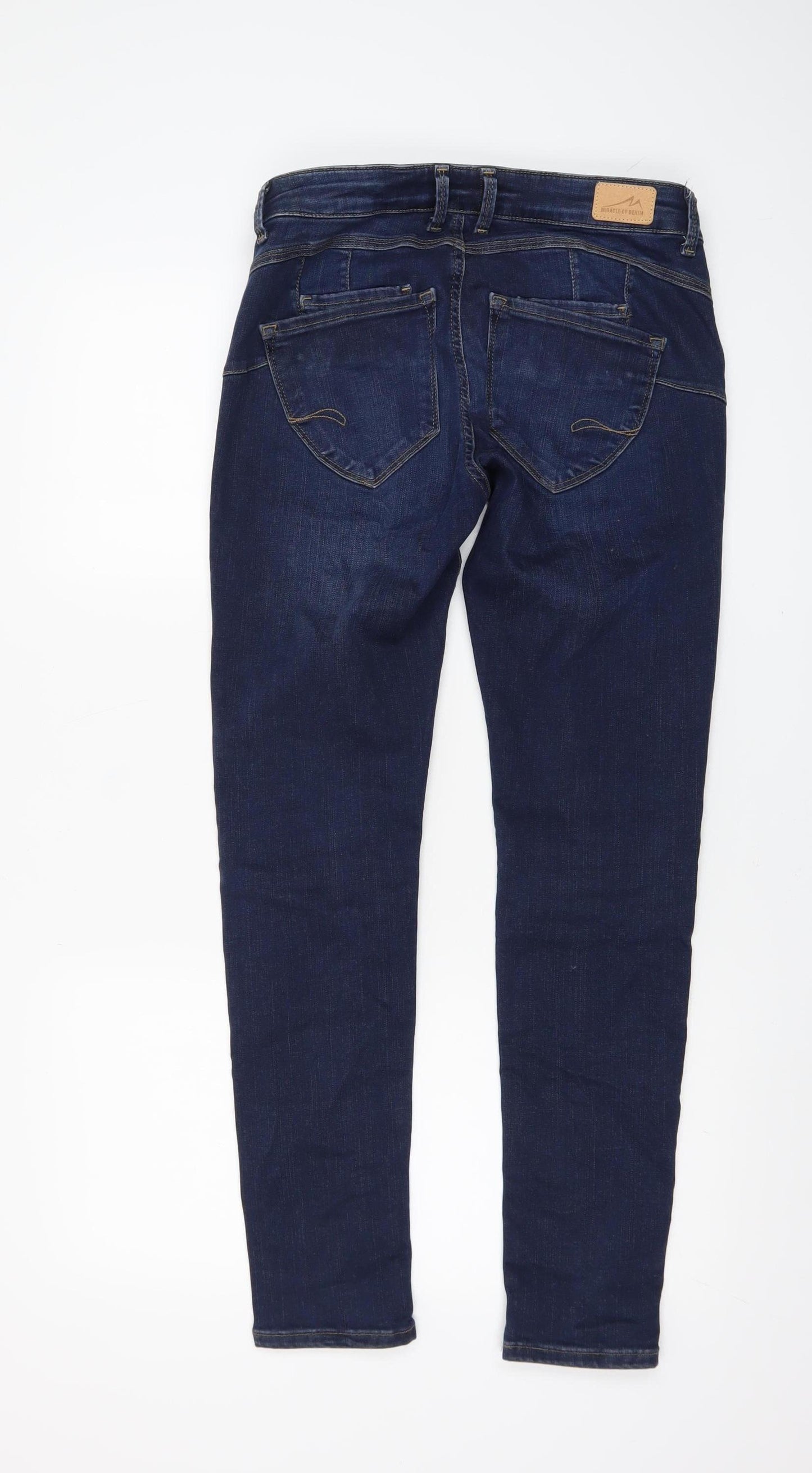 Miracle of Denim Womens Blue Skinny Jeans Size 10 Slim Fit